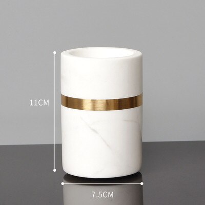 Marble Bathroom Accessories Collection