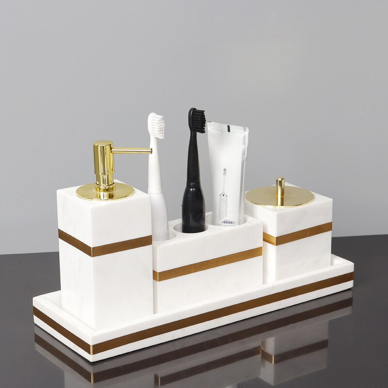 Marble Bathroom Accessories Collection