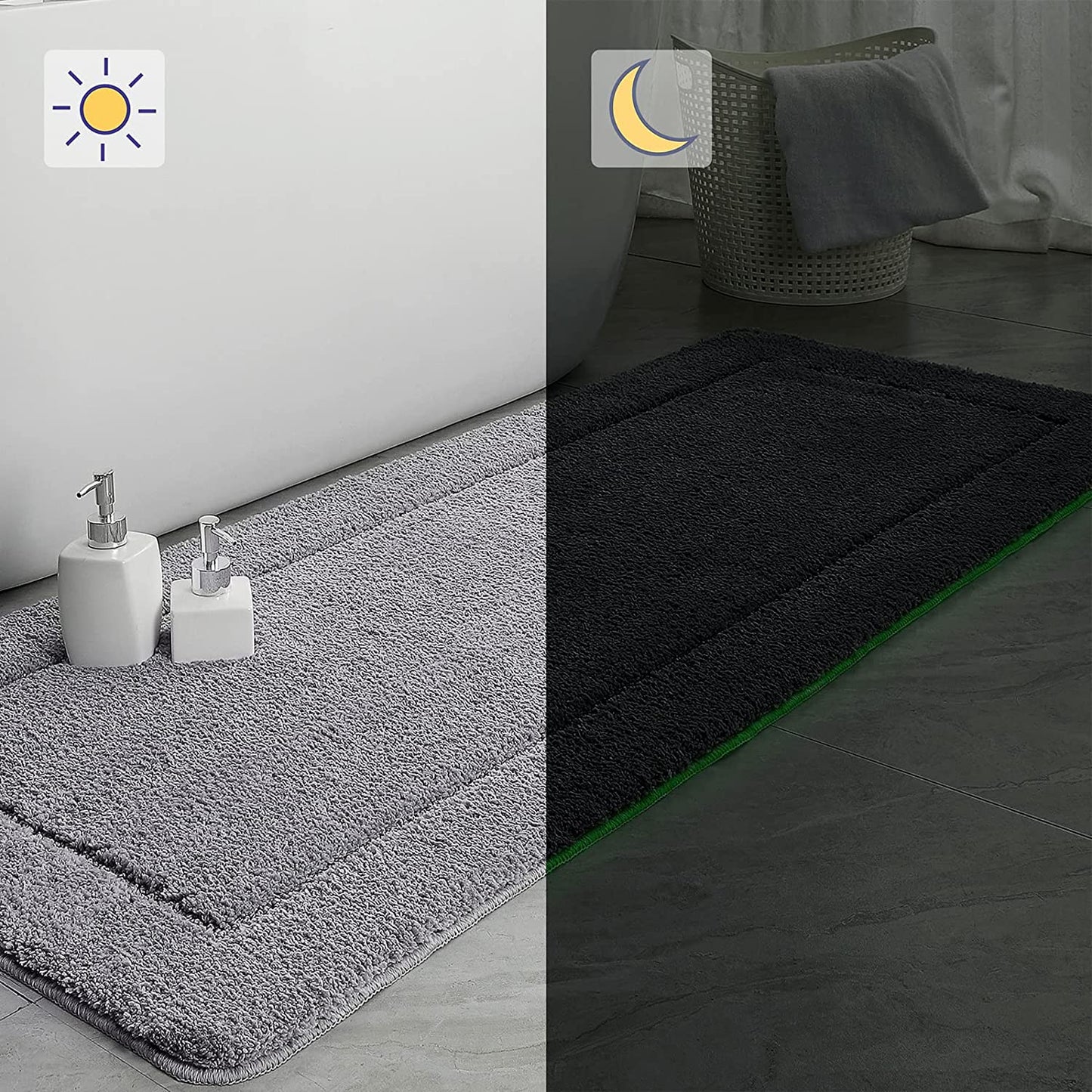 Super Soft Modern Minimalist Absorbent Bathroom / Bathtub Mat