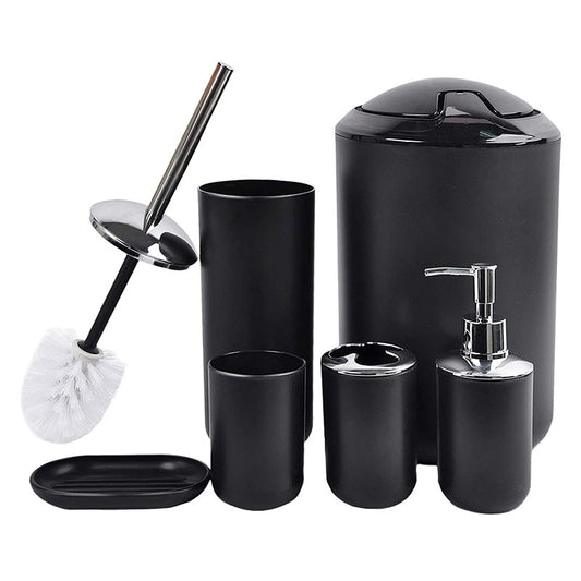 6-Piece Modern Bathroom Accessories Set